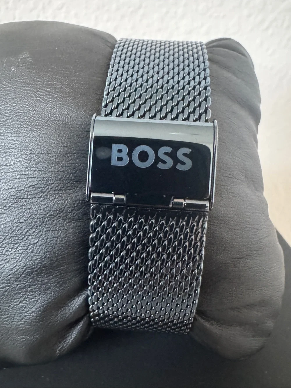 Boss Hugo Boss Skymaster Blue Mesh Steel Bracelet Chronograph Watch 44mm